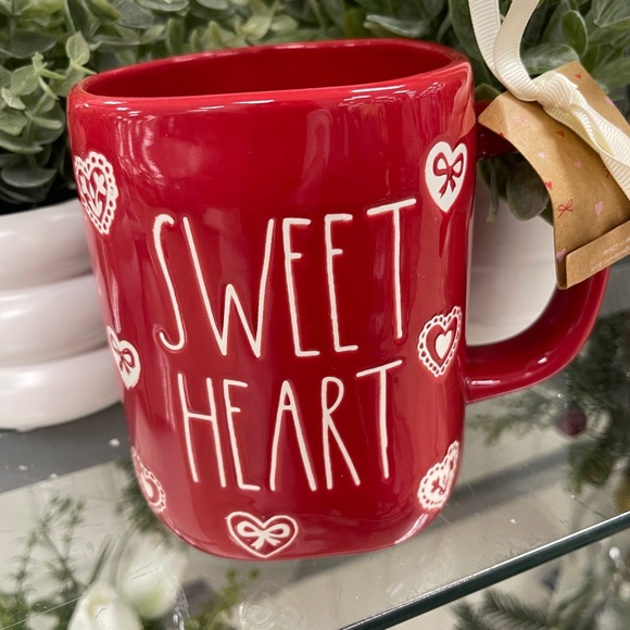 Rae Dunn Other - Rae Dunn Valentine’s Day Love Heart Sweetheart Red Ceramic Coffee Mug NWT